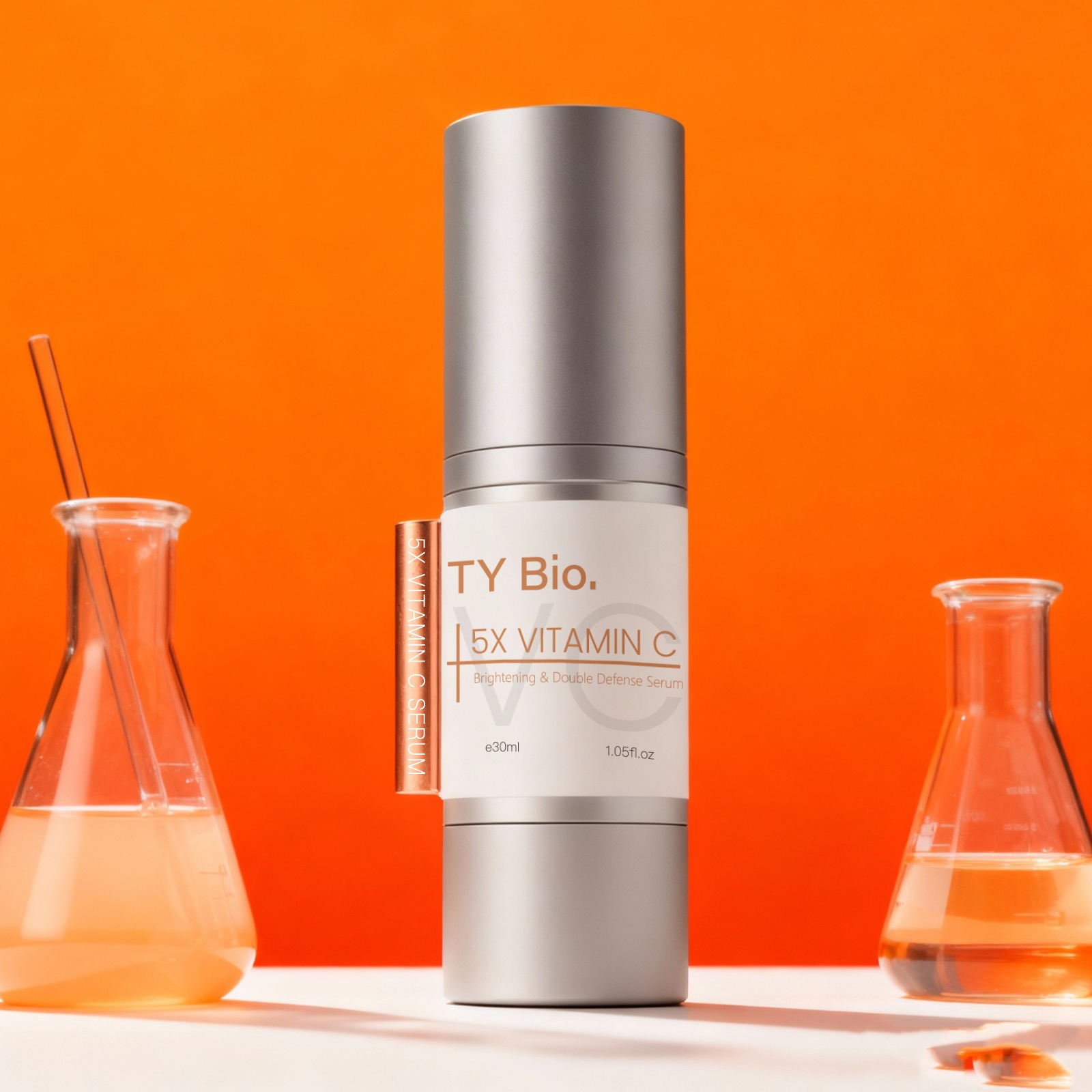 OEM 5-Flavor Vitamin C Facial Serum Niacinamide Anti Wrinkle Skin Care Serum Acne Scar Fading ODM Facial Skin Care Products